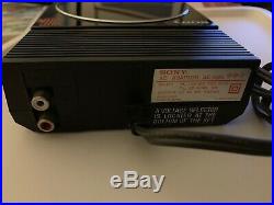 Vintage Sony D-50 Portable CD Player & AC-D50 Adaptor first Sony Discman RARE