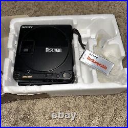 Vintage Sony D-9 Discman WithBox As Pictured Untested