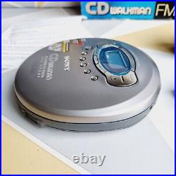 Vintage Sony D-FJ61 CD Player Walkman G-Protection Jog Proof FM/AM Radio Power