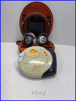 Vintage Sony D-FS601 Walkman CD Player Weather TV/AM/FM Radio With Bose Read