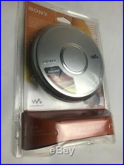 Vintage Sony D-ej011 CD Walkman Mega Bass Skip Free- G Protection Headphones Nib