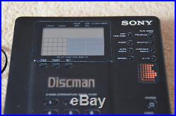 Vintage Sony D350 CD Discman Rare collectable retro cd player japan disc