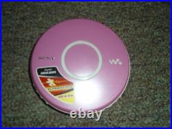 Vintage Sony DEJ011 Portable Walkman CD Player Pink D-EJ011