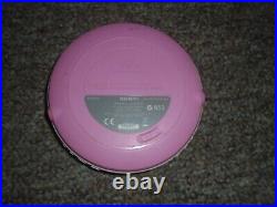 Vintage Sony DEJ011 Portable Walkman CD Player Pink D-EJ011
