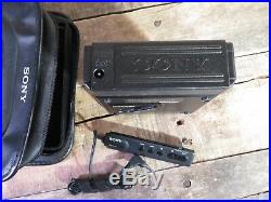 Vintage Sony Discman CD Player D-88 Selten / Batterie Hülle & Corded