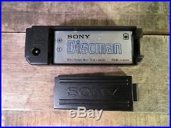Vintage Sony Discman CD Player D-88 Selten / Batterie Hülle & Corded