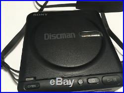 Vintage Sony Discman CD Player D2 Made in Japan 1988