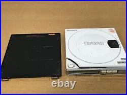 Vintage Sony Discman D-10/D-100 Adapter RARE CD Player Japan Metal White