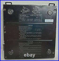 Vintage Sony Discman D-10, D-15 Discman + BP-100 Battery Pack FOR PARTS REPAIR