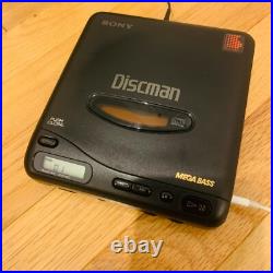 Vintage Sony Discman D-11 Personal / Portable (cd) Compact Disc Player