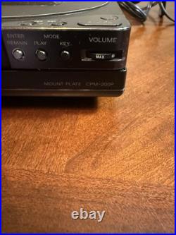 Vintage Sony Discman D-15 CD Player with CPM-200P Mount Plate
