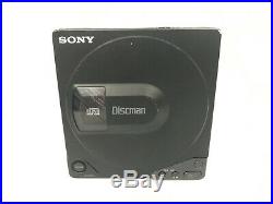 Vintage Sony Discman D-15 Portable CD Player & CMP-100P AS-IS Untested For Parts