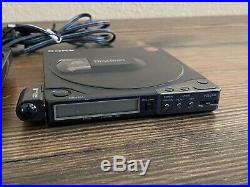 Vintage Sony Discman D-15 Portable CD Player with CPM-200P Power Dock Parts Repair