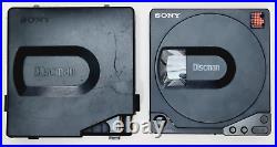 Vintage Sony Discman D-150 Portable CD Player Audio with Case