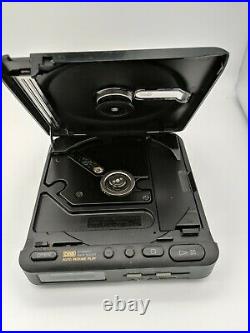 Vintage Sony Discman D-22 Personal Portable Cd Player With Box Accessories Japan