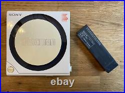 Vintage Sony Discman D 30 Rare CD Player In White 1980s Retro