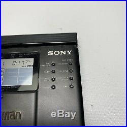 Vintage Sony Discman D-35 CD Compact Disc Player With Accessories MINT WORKS