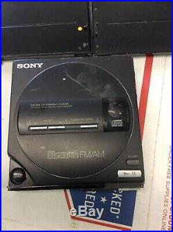 Vintage Sony Discman FM/AM CD Compact Player Model D-T10 BP-100