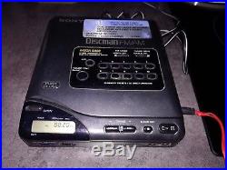 Vintage Sony Discman FM/AM D-T66 Compact CD Player Working lettore cd very rare