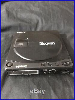 Vintage Sony Discman Model D-9 Portable Cd Player
