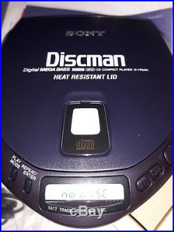 Vintage Sony Discman Personal Portable CD Player D-170AN Boxed NEW Black