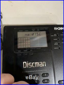 Vintage Sony Discman Personal / Portable CD Player D-350 Walkman D350