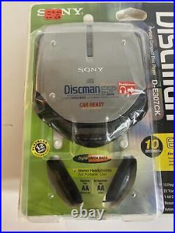 Vintage Sony Discman Portable CD Player D-E307CK with Car Kit NEW Sealed