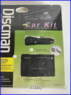 Vintage Sony Discman Portable CD Player D-E307CK with Car Kit NEW Sealed