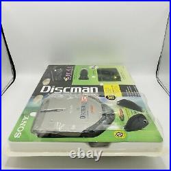 Vintage Sony Discman Portable CD Player D-E307CK with Car Kit New Sealed