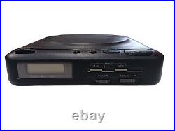 Vintage Sony Discman Walkman D-2 CD Player Works + SRS-55 SPEAKER BUNDLE