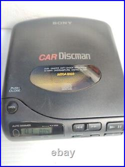 Vintage Sony Japan D-802K Car Discman CD Walkman Player Works Great! No Manual