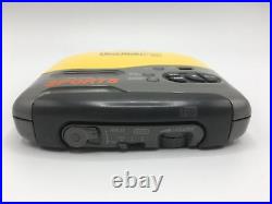 Vintage Sony Sports Discman CD Player ESP YellowithGray Grade A (D-421SP)