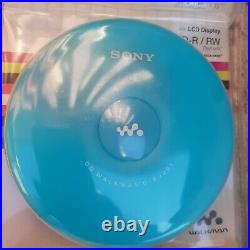 Vintage Sony Walkman D-EJ001 Blue Skip Free G-Protection Personal CD Player NEW