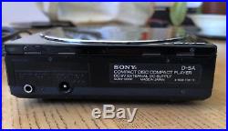 Vintage Working SONY D-5 CD Player (First Portable CD Player) 1985 D-5a Discman