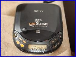 Vtg Sony Car Discman CD Compact Player Model D-826K Everything Works