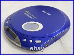 Vtg Sony Walkman ESP Max D-E350 CD-R/RW Blue Portable CD Player Tested Working
