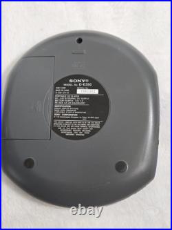 Vtg Sony Walkman ESP Max D-E350 CD-R/RW Blue Portable CD Player Tested Working