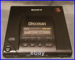 Vtg Working Sony Discman D-303 May 1991 Personal CD Player HTF Compact Disc