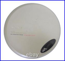 Walkman Sony D-EJ775 G-Protection CD Player Silver Discman Used Good