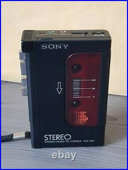 Walkman Sony TCS 450 STEREO CASSETTE RECORDER stéréo portable lecteur K7