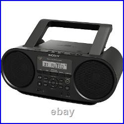ZSRS60BT Sony Portable Bluetooth Digital Turner AM/FM CD Player Mega Bass NEW